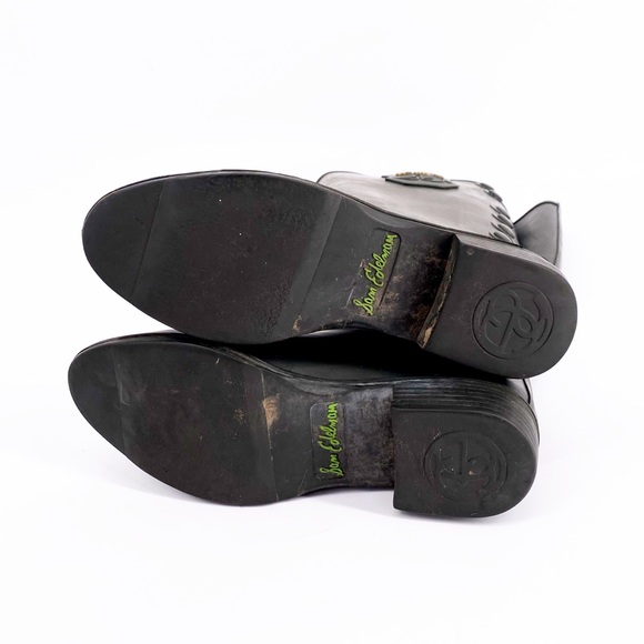 Sam Edelman Wellies Rain Boots Olive Equestrian 6M - Picture 4 of 9